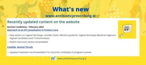 Updates on genital conditions antibiotic prescribing.ie