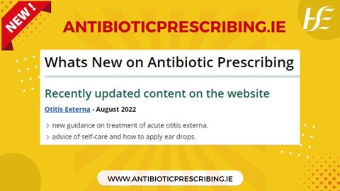 New Antibiotic Prescribing update on Otitis Externa.