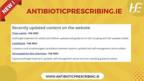 Recently updated content on antibioticprescribing.ie Tinea capitis; Candidiasis; Dermatophyte Skin Infections (February 2023)