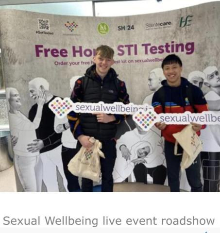 Sexual Wellbeing live event roadshow. Third level campuses.