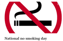 National No Smoking Day. Wednesday, 22nd February 2023 