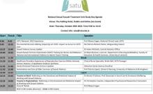 SATU: National Sexual Assault Treatment Unit Study Day. Aishling Hotel Dublin and Online (via zoom). October 20th, 2022. 09.30 - 14.15 hrs